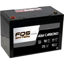 FQS FQS12-90AGMC - Batería Agm Carbono 12v 90Ah C20 + I