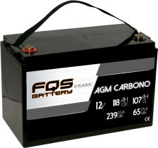 FQS FQS12-115AGMC - BATERÍA AGM CARBONO 12V 118AH C20 + I