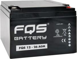 FQS FQS12-26AGM - Batería Industrial Agm 12v 26Ah