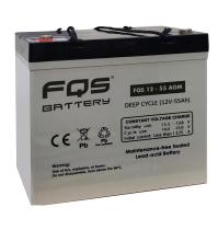FQS FQS12-55AGM - Batería Industrial Agm 12v 55Ah