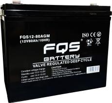 FQS FQS12-80AGM - Batería Industrial Agm 12v 80Ah