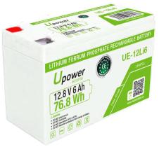 FQS UE-12LI6 - BATERÍA DE LITIO 12V 6AH U-POWER