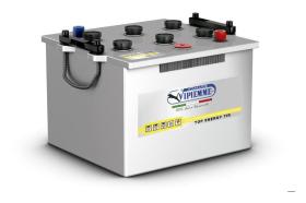 VIPIEMME B248C - BATERÍA VIPIEMME TOP EL110NATO 12V 125AH 1000A EN + DIAG