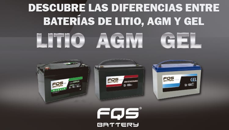 La fiebre del litio: Descubre las diferencias entre baterías de Litio, Agm y Gel
