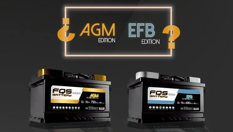 Devo trocar a minha bateria EFB por uma AGM?
