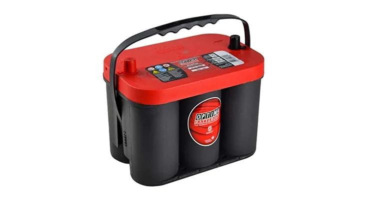 Batería Optima RTC 4.2 REDTOP: Potencia Compacta para Grandes Desafíos. Batería Optima Agm Dual 12V 50Ah 815A En + C