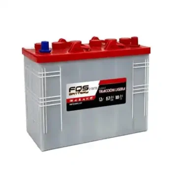 Image of the tubular light traction battery category of industrial batteries from FQS Battery.