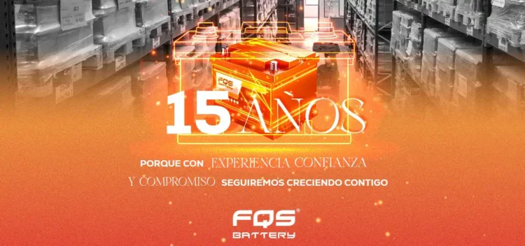 Imagen del video de aniversario de FQS Battery