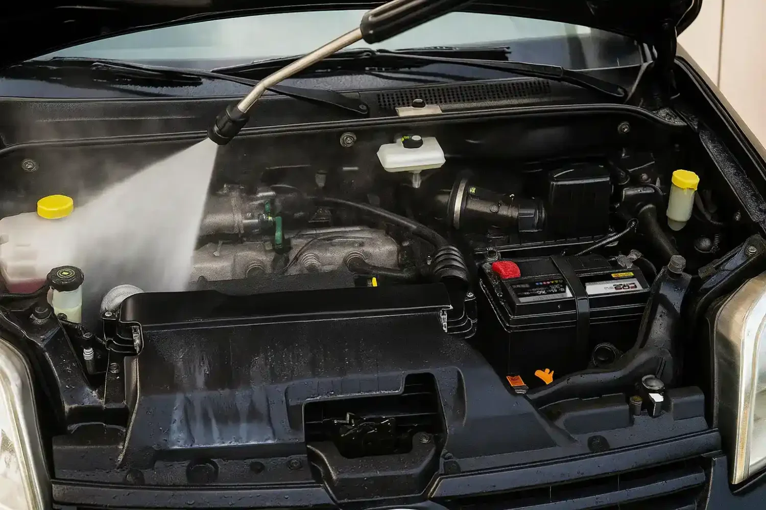 Gasolinando um motor de carro
