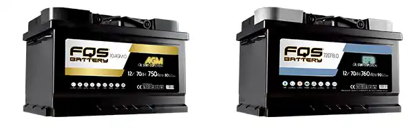 FQS BATTERY Starter Batteries for vehicles with START STOP system.