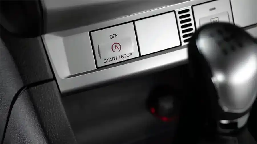 Start-stop system button