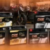 Baterias de la marca FQS BATTERY para moto, de gel y agm.