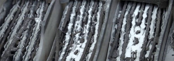 Sulfated battery plates